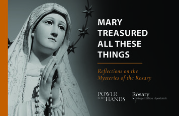 Reflections On The Mysteries Of The Rosary