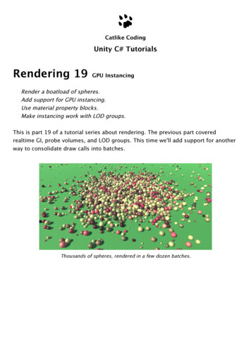 Rendering 19 GPU Instancing - Catlike Coding