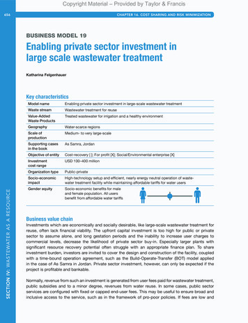 Enabling Private Sector Investment In Large Scale .