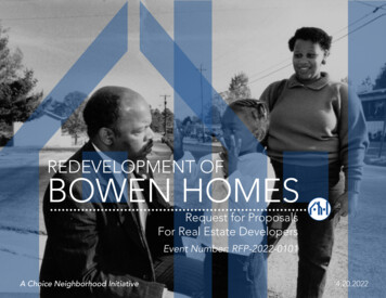REDEVELOPMENT OF BOWEN HOMES - Atlantahousing 