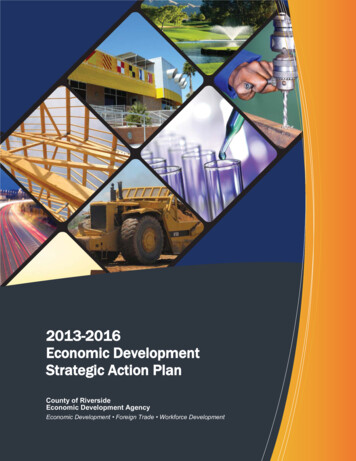 2013-2016 Economic Development Strategic Action Plan