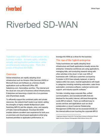 Riverbed SD WAN