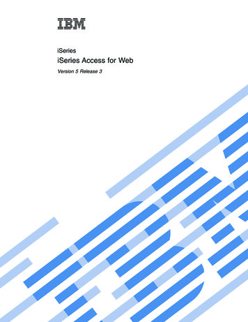 ISeries: ISeries Access For Web - Public.dhe.ibm 