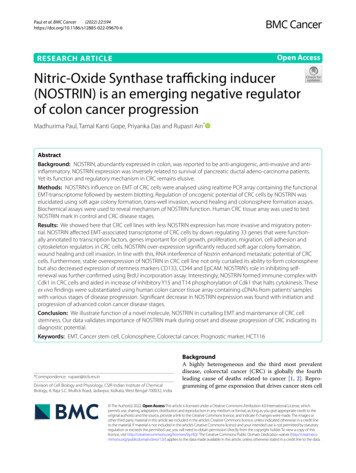 Nitric-Oxide Synthase Trafficking Inducer (NOSTRIN), Is An Emerging .