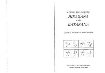 A GUIDE TO LEARNING HIRAGANA - Riki.edu.vn