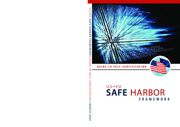U. S. EU SAFE HARBOR FRAMEWORK - International Trade Administration