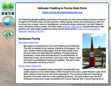 Saltwater Paddling In Florida State Parks