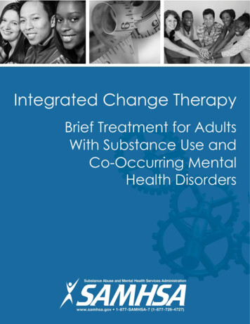 Integrated Change Therapy 1 - UConn Health