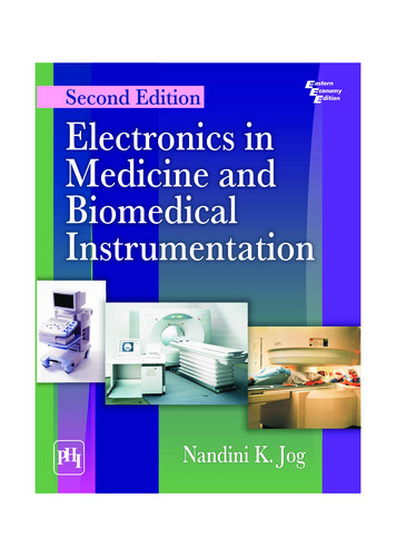 Second Edition Electronics In Medicine And Biomedical .