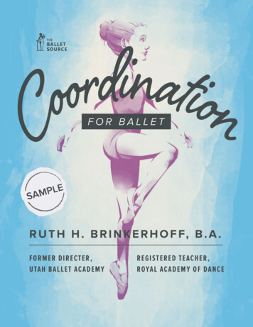 RUTH H. BRINKERHOFF, B.A. - Ballet Curriculum