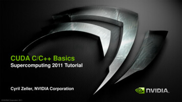 CUDA C/C Basics - Nvidia