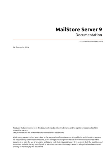 MailStore Server 9 - Ccsoftware.ca