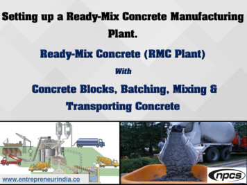Setting Up A Ready-Mix Concrete Manufacturing Plant. Ready .