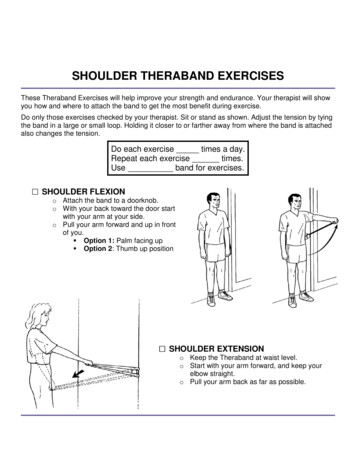 SHOULDER THERABAND EXERCISES
