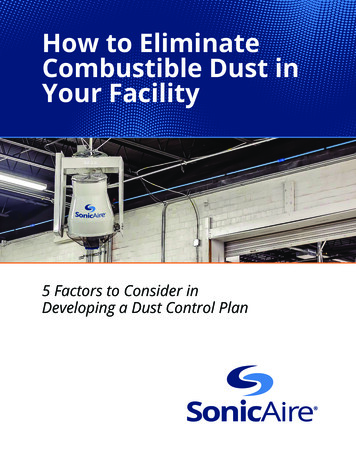 How To Eliminate Combustible Dust In Your Facility