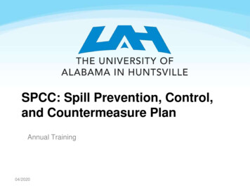 SPCC: Spill Prevention, Control, And Countermeasure Plan