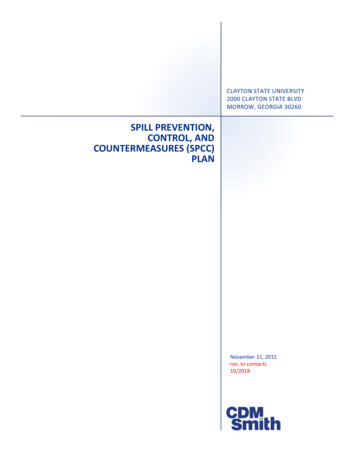 Spill Prevention, Control, And Countermeasures (Spcc) Plan