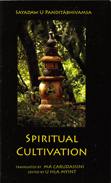 Spiritual Cultivation - Tathagata
