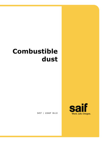 Combustible Dust - SAIF