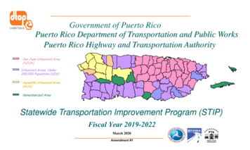 Government Of Puerto Rico Puerto Rico Department Of . - ACT