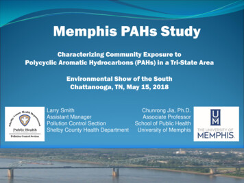 Memphis PAHs Study - Tennessee State Government - TN.gov