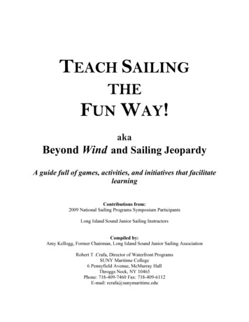Teach Sailing The Fun Way Activity Guide Draft[1]