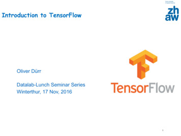 Introduction To TensorFlow - GitHub Pages