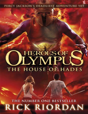 The House Of Hades (Heroes Of Olympus Book 4) - Weebly