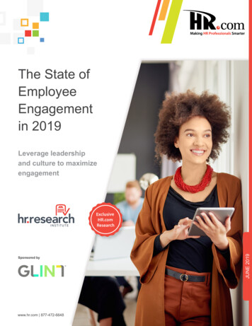 The State Of Employee Engagement In 2019 - Glint