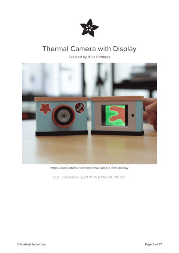 Thermal Camera With Display - Adafruit Industries