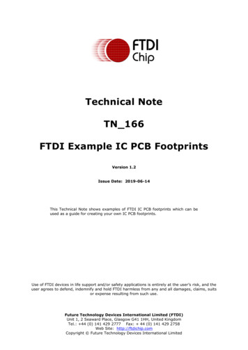 FTDI Example IC PCB Footprints