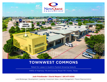 LEASE 1,800 SF - NewQuest Properties