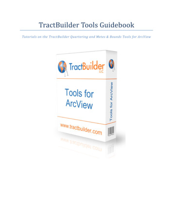 TractBuilder Tools Guidebook