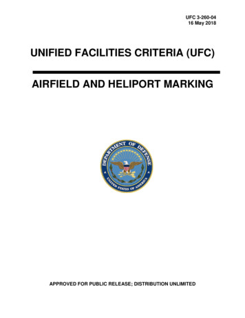 UFC 3-260-04 Airfield And Heliport Marking