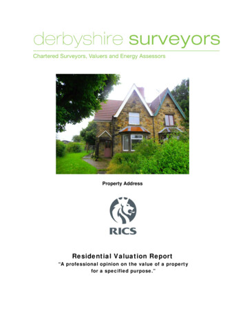 Valuation Report Sample - Wilkins Vardy