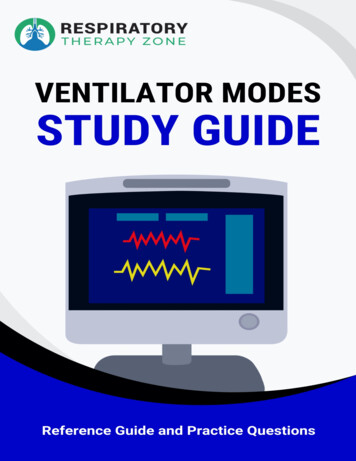 Ventilator Modes Study Guide - Respiratory Therapy 