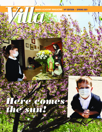 Here Comes The Sun! - Villa Maria Academy