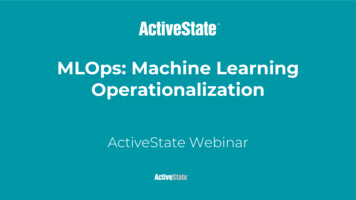 MLOps: Machine Learning Operationalization