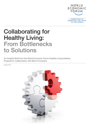 Collaborating For Healthy Living: From Bottlenecks To .