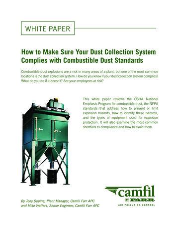 White Paper Complying With Combustible Dust Standards