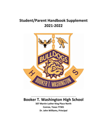 Student/Parent Handbook Supplement 2021-2022