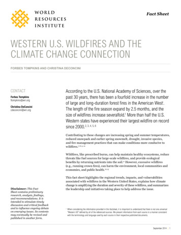 Western U.s. Wildfires And The Climate Change Connection