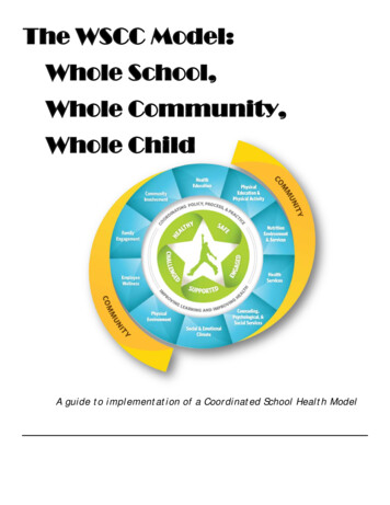 The WSCC Model: Whole School, Whole Community, Whole 