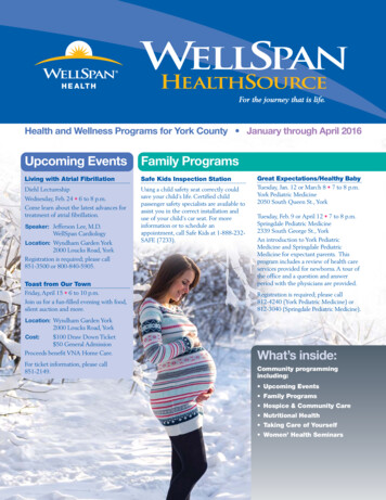 Upcoming Events Family Programs - WellSpan Health
