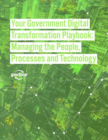 Your Government Digital Transformation Playbook: Managing .