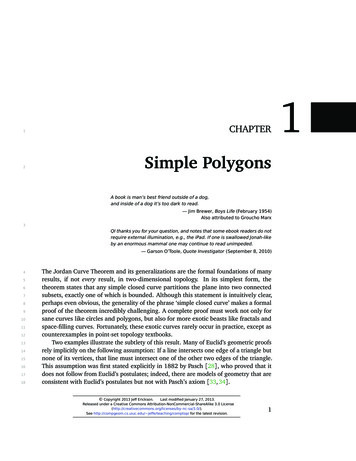 Simple Polygons - University Of Illinois Urbana-Champaign
