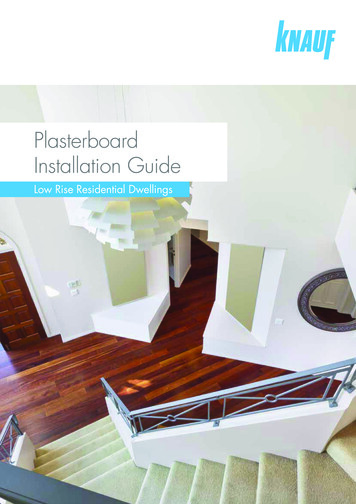 Plasterboard Installation Guide - Total Building Systems