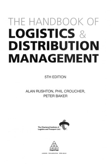 THE HANDBOOK OF LOGISTICS & DISTRIBUTION MANAGEMENT - Semantic Scholar
