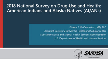 2018 National Survey On Drug Use And Health: American Indians And .
