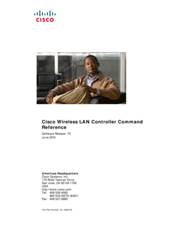 Cisco Wireless LAN Controller Command Reference